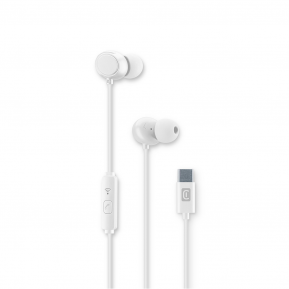 CELLULAR LINE 456657 Handsfree Ακουστικά Cloud in-Ear με βύσμα Type-C Λευκά