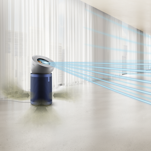 DYSON BP03 Purifier Big+Quiet Formaldehyde Bright Nickel/Dark Blue